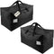 iwill CREATE PRO Pack of 2, 100L Large Size Black Storage Bags for Ornament Festival Decoration, Christmas Trees,
