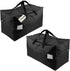 iwill CREATE PRO Pack of 2, 100L Large Size Black Storage Bags for Ornament Festival Decoration, Christmas Trees,