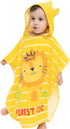 Gneliwm Swimming Kids Hooded Beach Towel Poncho Children Bath Towel Wrap Cotton Animal Pattern Toddler Pool Shower
