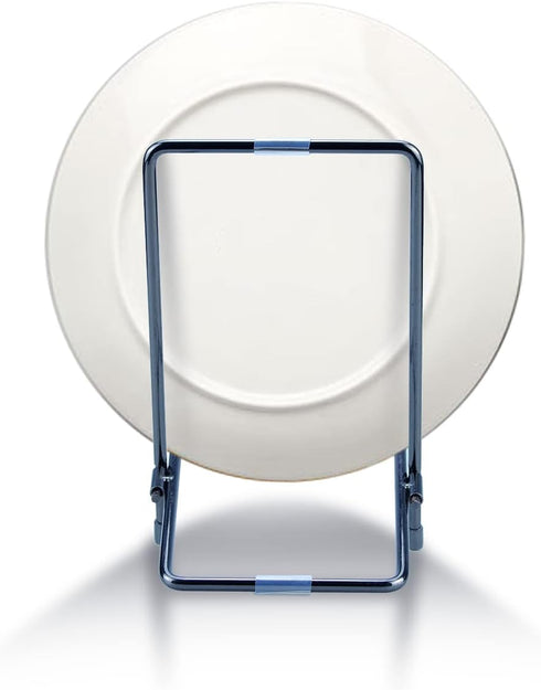 5.6 Inch Display Stand for Plate, Iron Easel Display Stand for Picture Frame, Decorative Plate, Photo Easel (Black)