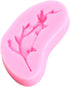 Tree Branch Silicone Fondant Mold, Twig Branch Leaves Fondant Molds for Cake Decorating, Cupcake Topper