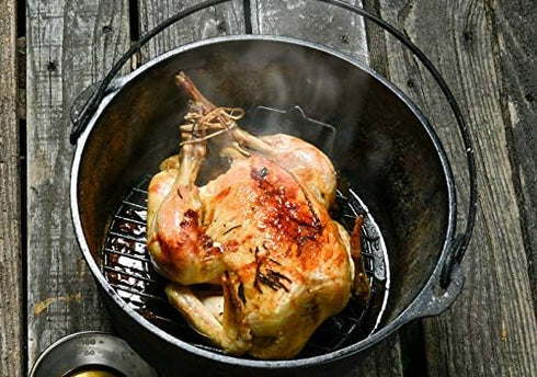 CAMPINGMOON Round Cooling Rack, Roasting Rack for Baking, Stainless Steel, W24 Diameter f9.5inch/f24cm