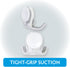 SlipX Solutions Patented On The Dot Power Lock Suction Cup Hook, Razor Holder & Phone Cradle for Shower & Mirror, 2 Pack