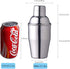 12oz Stainless Steel Cocktail Shaker, Small Single Bar Shaker for Martini Margarita Alcohol Drink Mixer