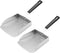 Large Griddle Scoop (2pcs) for Hibachi Cooking, Stainless Steel Food Shovel for Grilling Accessories