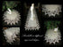 Lace Table Runner, 54" Dresser Scarf in Neutral Earth Tones, European Lace Design