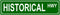 HISTORICAL HWY BOOKSHELF Metal Tin Street Sign Bar Cafe Garage Cave Home