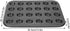 Muffin Pans, 24 Cups Nonstick Steel Cupcake Pan, Black Bakeware for Mini Muffin Tins and Baking