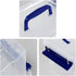 6-Pack Small Plastic Storage Box with Handle, 3 Liter