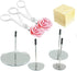 Cake Flower Nail Lifters Set, 6 Pcs Stainless-Steel Baking Tools for Icing Flowers Decoration