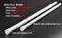 2 Pack Spring Tension Curtain Rod Adjustable 28-43 Inches, 5/8" Diameter, White