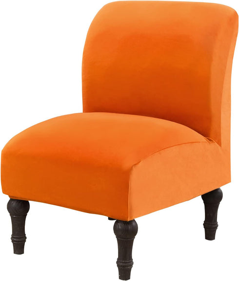 MIFXIN Armless Accent Chair Covers Stretch Slipper Chair Couch Slipcovers Removable Washable