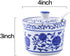 123Arts Flower Relief Ceramic Sugar Bowl, Spice Jar with Lid and Spoon, Seasoning Jar