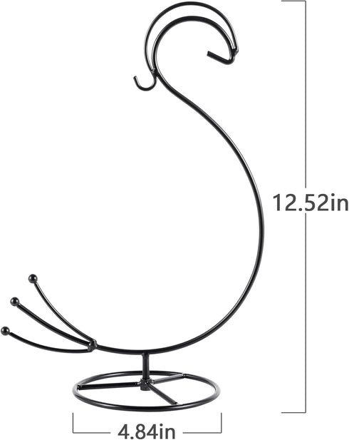 MDNODEQ Ornament Display Stand, Glass Ball Hanger for Hanging Air Plants Terrariums, Witch Ball, Christmas & Wedding