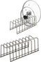 Pot Lid Holder Organizer, Kitchen Countertop Storage Rack for Cutting Boards, Bakeware, Pots & Pans, Stainless Steel