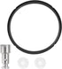 uxcell Pressure Cooker Float Valve Kit, 1 Set Black Steam Sealing Rings Silicone Gasket for 5/6QT Pressure Cooker