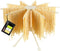 Cambom Collapsible Pasta Drying Rack - Spaghetti Noodle Drying Rack with 10 Bar Handles