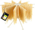 Cambom Collapsible Pasta Drying Rack - Spaghetti Noodle Drying Rack with 10 Bar Handles