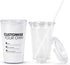 Simple Green Solutions Customizable Paper Insert Acrylic Double Wall Cup for Cold Drinks, 16oz