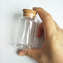 6pcs 50ml Small Glass Bottles with Cork Stopper, Storage Bottle 50ml, 37x70mm