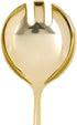 Dazzling Gold Novelty Serving Spoon & Spork, 4 Count Plastic Serveware for Parties