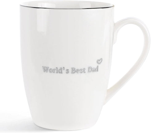 Work,12 oz HOME SMILE Best Dad Ever Mug with Handle-Father's Day Gifts Birthday Present Ideas for New Papa,Engraved Tea