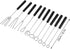 Set of 10 Stainless Steel Split Chocolate Forks for Hot Pot DIY Decorative Tools, Pralines, and Truffles