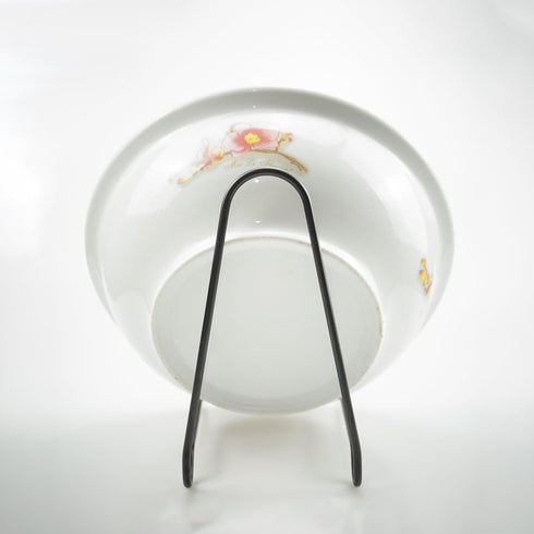 Artliving 4 Pack Black Display Stand Easel, Iron Bowl Stands for Display, Large Deep Bowls, Platters, Dishes