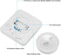Digital Bathroom Shower Wall Clock Timer, LCD Waterproof Touch Screen Timer with Suction Temperature Humidity Gauge