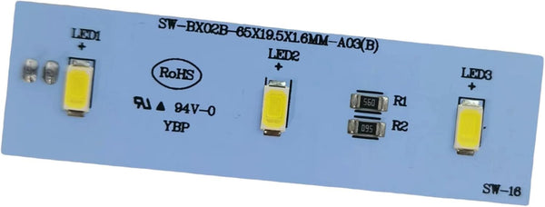 SW-BX02B LED Light Strip Bar for Electrolux Frigidaire Refrigerator, Replacement Module (1 pcs)