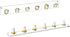 NIUBEE Wall Mounted Necklace Hanger - 4 Pack Acrylic Jewelry Stand Organizer for Bracelets and Rings