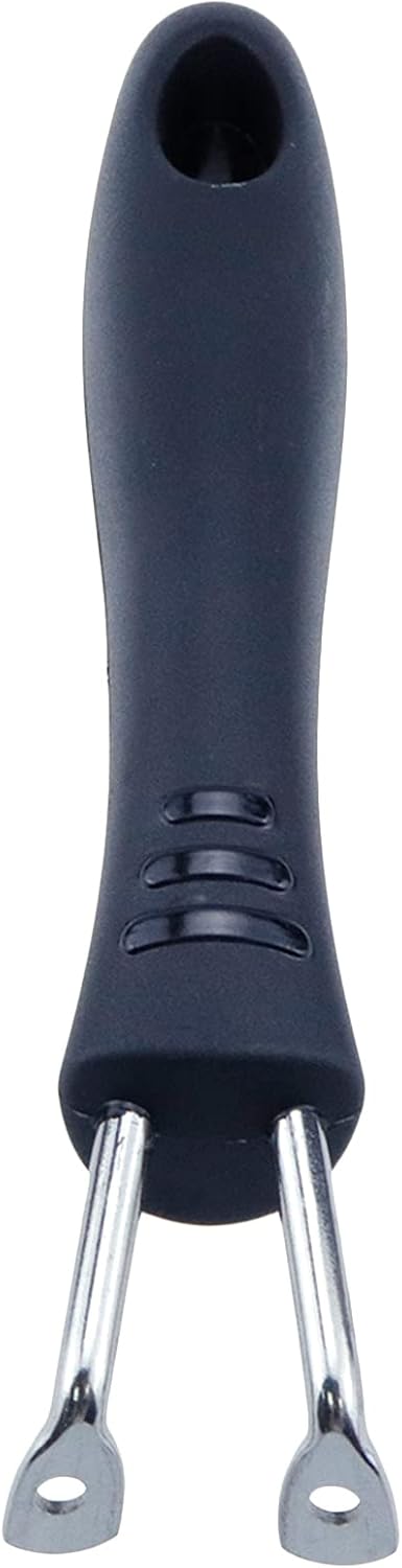 Universal Pot Handle, Bakelite Metal Replacement Cookware Handle with Screws and Screwdriver, 1Pcs (Black)