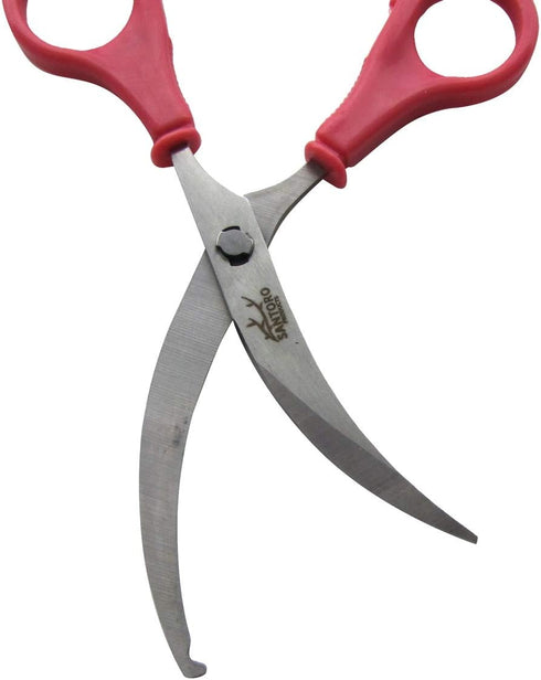 Treasure Gurus Stainless Steel Seafood Shrimp Deveiner Scissors - Food Kitchen Shears, Shellfish Cutting Tool