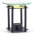 Gifts & Decor Zingz & Thingz Art Deco Collection Structural Metal Oil Warmer - 3.875x3.875x4.5