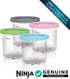 4 Pack, NC299AMZ NC300s 1 XSKPLD4BCD Ninja CREAMi Original Pints Compatible with & Series CREAMi Ice Cream Makers