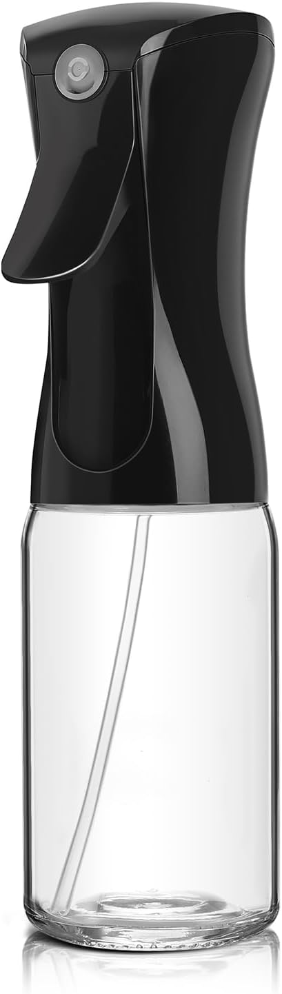 5.1 oz (150ml), (Set 2) Mistifi Glass Oil Sprayer/Mister fl For Cooking Oil, Olive Oil, Soy Sauce, Vinegar, Non-Aerosol