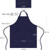 BIGHAS Adjustable Bib Apron with Long Ties for Women Men, 18 Colors Chef Kitchen Cooking