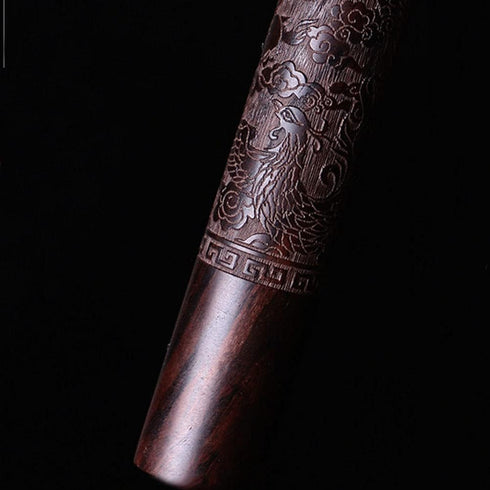 haowei Stainless Steel Puerh Tea Knife Needle, Wooden Handle Ice Pick Tool for Breaking Tea Cake