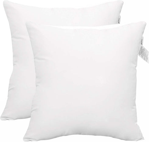 ACCENTHOME Accent Home Cushion Filler (White - 16"x16" 2 Pc Pack)