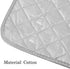 Ironing Pad Mat, Portable Travel Ironing Blanket, 100% Cotton Quilted Cover for Washer Dryer Table Top