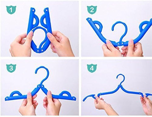 10 Pcs Travel Hangers, Portable Folding Clothes Hanger, Cruise Ship Essentials Accessories