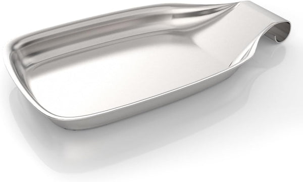 Spoon Rest for Stove Top, 8 X 4 Inch Large Stainless Steel Holder for Kitchen Utensils