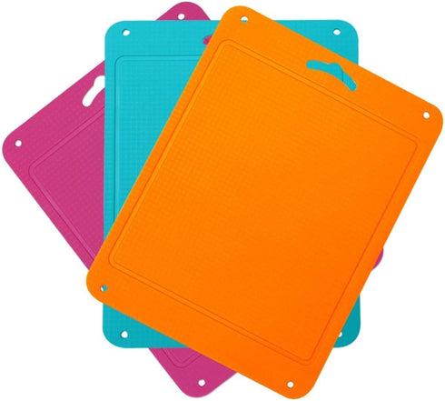 Silicone Chopping Mat Flexible Thick Cutting Board, Food Grade Material, Odorless, Non-Slipping, 12.6 x 9.6 inch