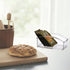 STOBOK Clear Acrylic Tea Storage Organizer, Sugar Packet Holder for Home Office Countertop and Coffee Bar
