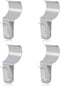 No-Hole Hooks Vinyl Siding Hangers - Low Profile, 4PK