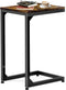 Artigarden C End Table with Metal Frame Small Side for Couch, Sofa TV