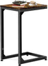 Artigarden C End Table with Metal Frame Small Side for Couch, Sofa TV