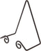 Bard's Black Wall Mountable Platter Hanger, 7" H x 5.5" W x 3.5" D for 9.5" - 10.5" Platters