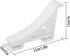 Freezer Shelf Clip ZZLZX, 6PCS Cooler Shelf Brace Clips for Refrigerator Support