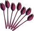 Buyer Star 6-Pack Stainless Steel Sporks - 18/8 Cutlery for Everyday Use, 7.6-Inch, Purple